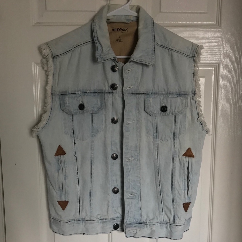 Light Blue Denim Vest